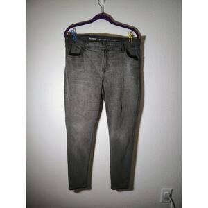Old Navy Super Skinny Mid Rise Gray Jeans Womens stretch Sz 16